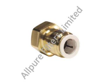 Brass Female Connector FFL Thread  from Allpure Filters - European Supplier of Filters & Plumbing Fittings.