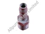 3/8" NPTM  x 3/8" BARB Plastic Fitting.  from  supplier